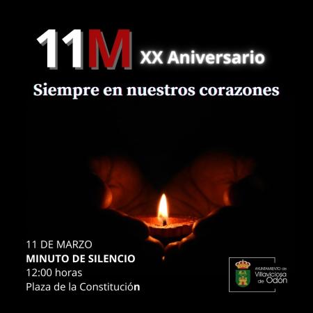 Minuto de silencio para conmemorar el vigésimo aniversario de los atentados del 11M