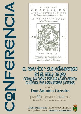 Conferencia a cargo de Antonio Carreira