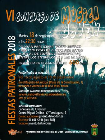 El 10 de septiembre se cierra el plazo de inscripción para presentarse a la VI edición del Concurso de Música Joven