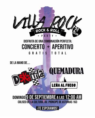 Segunda edición del festival Villa Rock