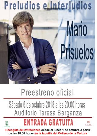 Mario Prisuelos preestrena en Villaviciosa "Preludios e Interludios"