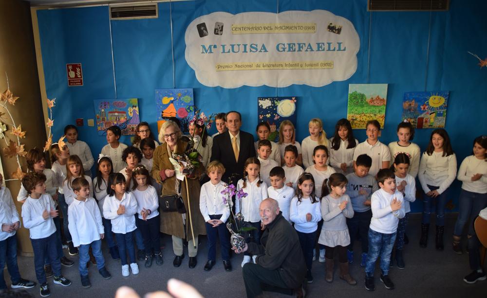  Imagen Entrañable homenaje del colegio Hermanos García Noblejas a María Luisa Gefaell en el centenario de su nacimiento