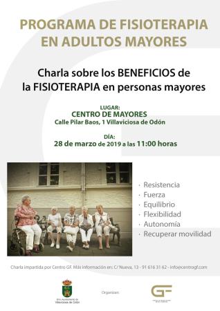 Charla sobre los beneficios de la fisioterapia en adultos mayores