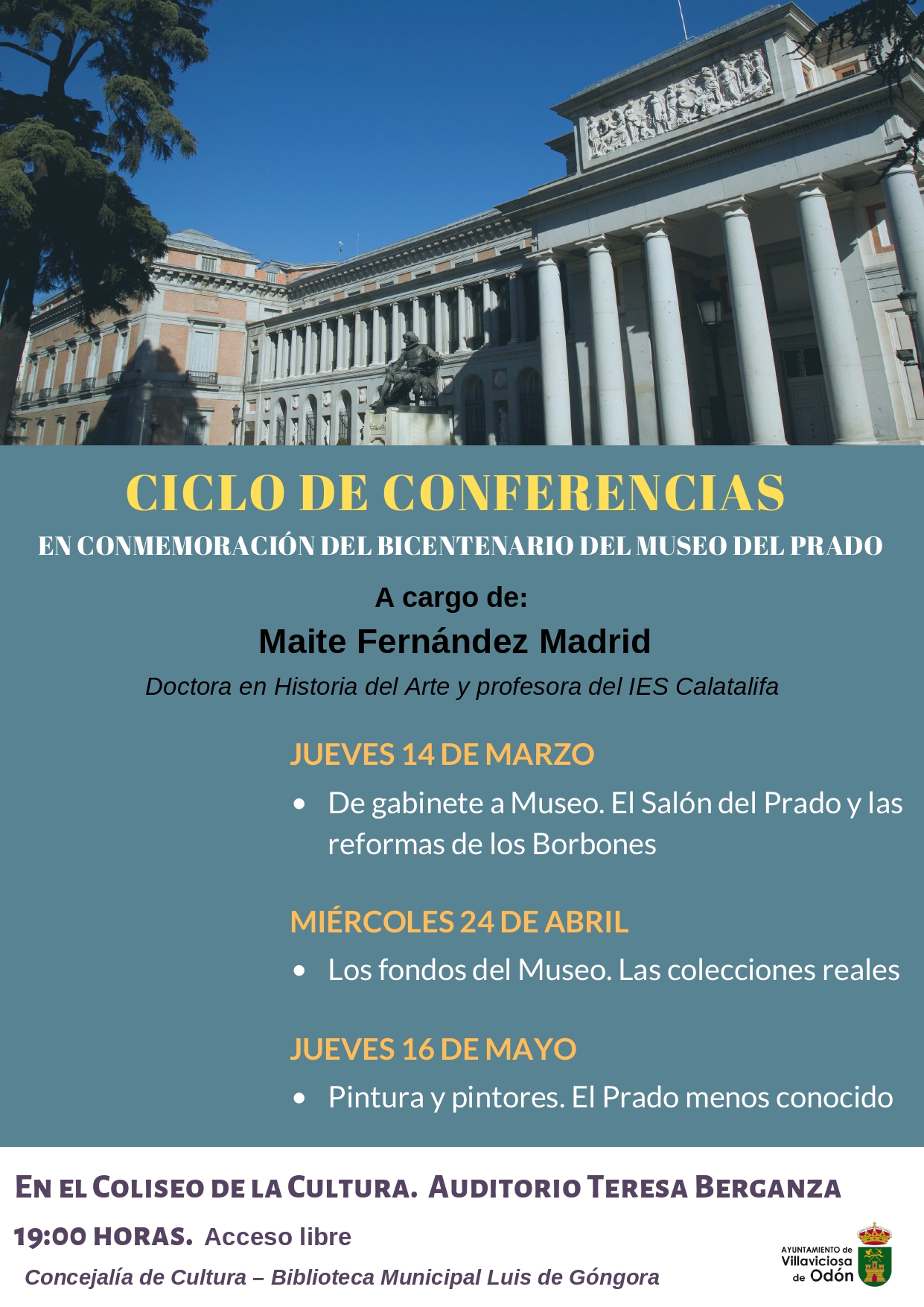 Ciclo de Conferencias en conmemoración del bicentenario del Museo del Prado