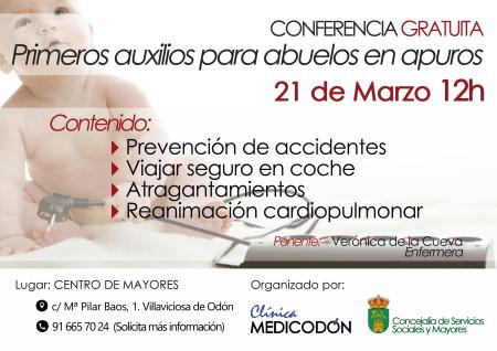 Conferencia para abuelos sobre primeros auxilios