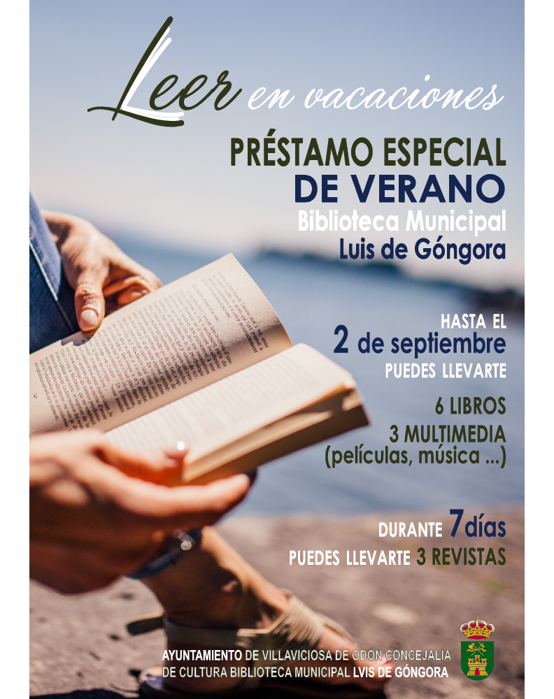  Imagen Leer en vacaciones, una iniciativa de la biblioteca municipal de préstamo especial de libros, multimedia y revistas durante este verano