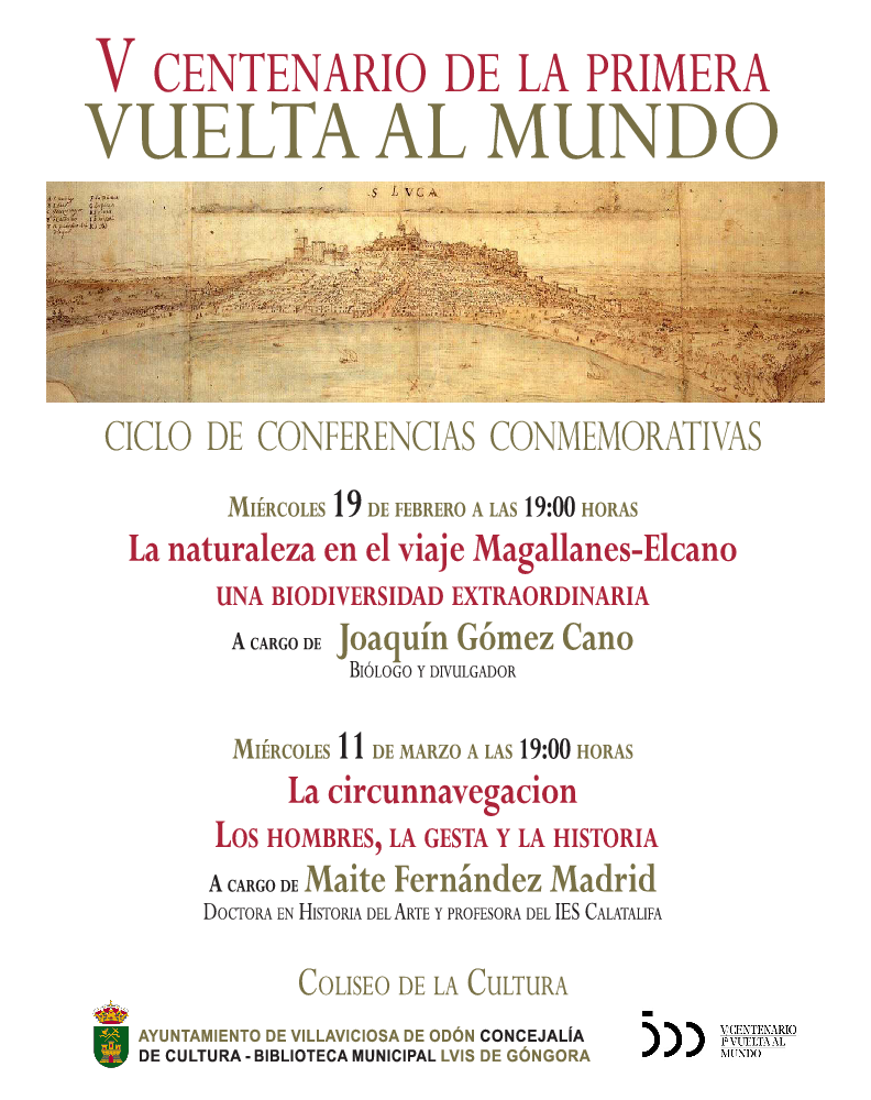  Imagen Ciclo de conferencias sobre la conmemoración del V Centenario de la Primera Vuelta al Mundo