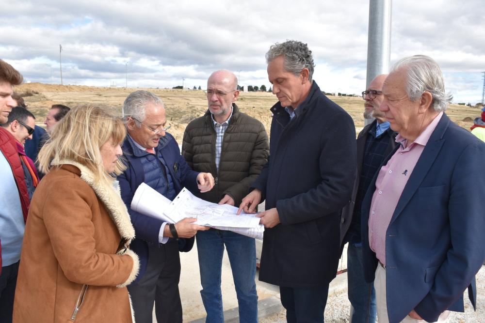  Imagen El alcalde visita las obras de la estación de bombeo de aguas residuales con la que se evitará los vertidos al arroyo de la Vega