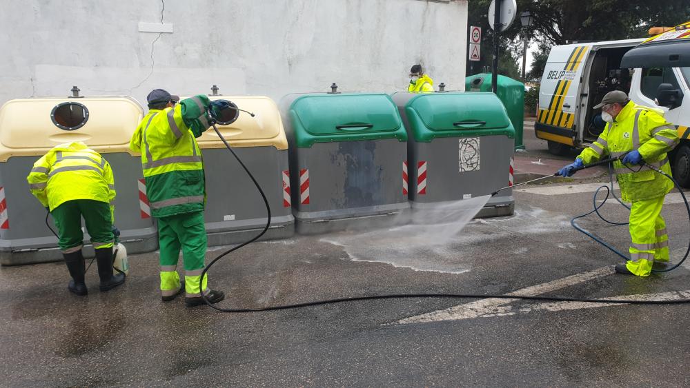  Imagen Medidas contra el coronavirus: Plan especial de limpieza y desinfección de las calles y contenedores