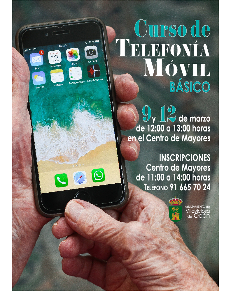  Imagen Villaviciosa de Odón organiza un curso para facilitar a sus mayores el manejo de la telefonía móvil de última generación