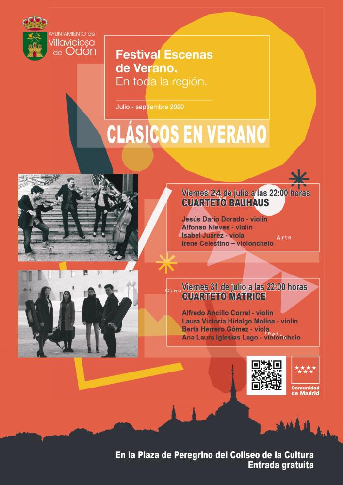  Imagen El Coliseo de la Cultura acogerá los viernes 24 y 31 de julio dos conciertos que se incluyen en el Festival Clásicos en Verano 2020