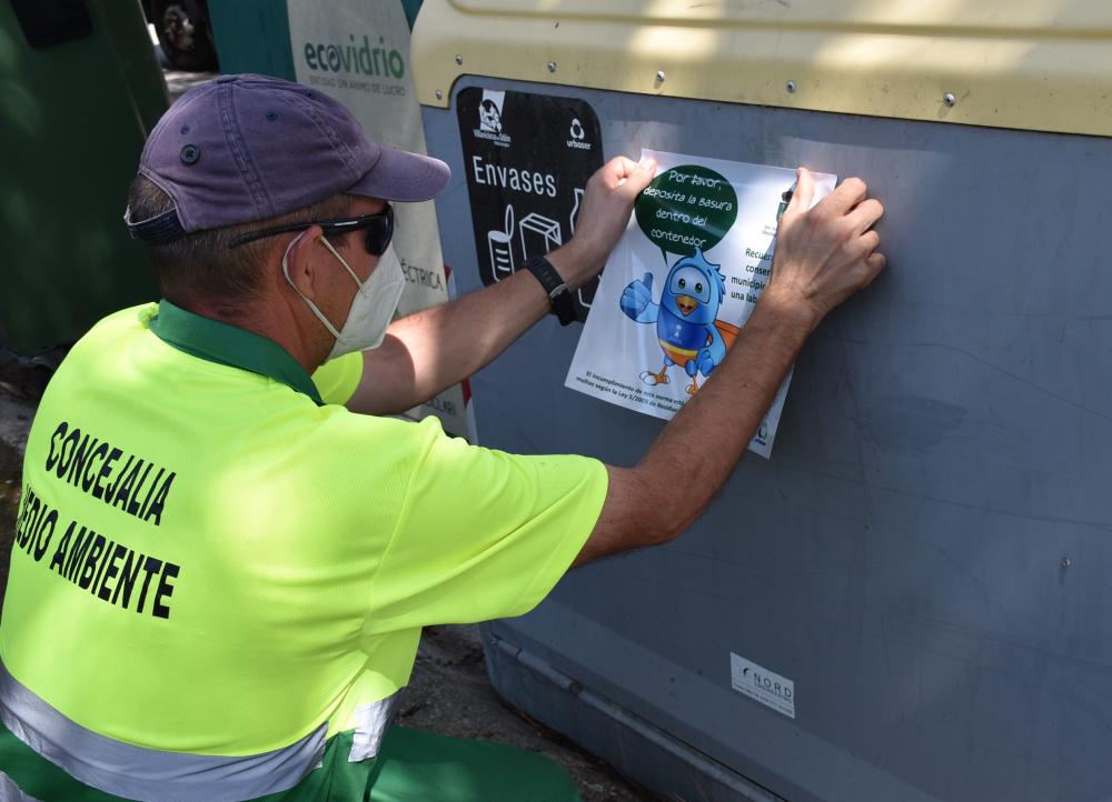  Imagen La renovación de contenedores verdes coincide con una campaña de concienciación ciudadana