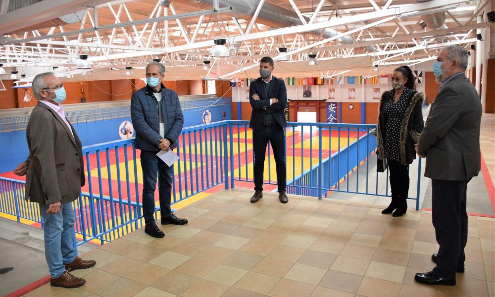  Imagen El viceconsejero de Deportes de la Comunidad de Madrid visita el centro de Tecnificación de la Federación Madrileña de Judo situado en Villaviciosa de Odón