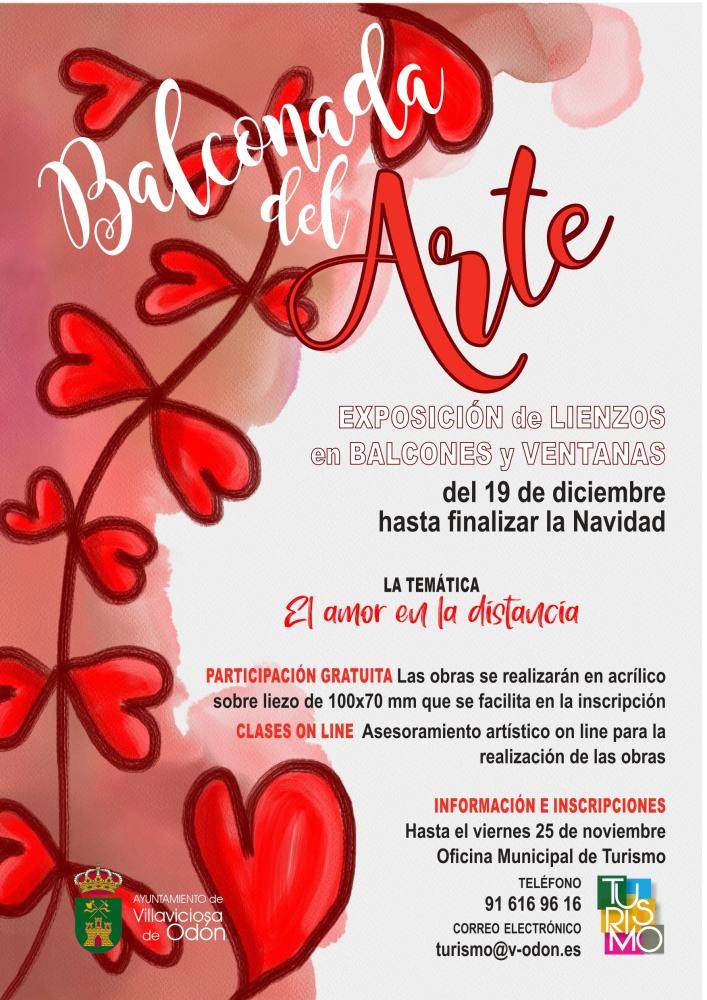  Imagen ‘Balconada del Arte’ para reactivar el turismo y el comercio en Villaviciosa de Odón