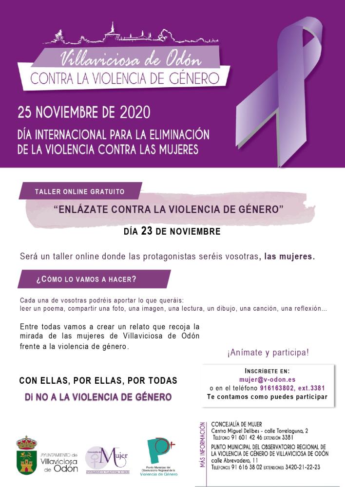 Participa en el taller ‘Enlázate contra la violencia de género’ con motivo del Día Internacional Para la Eliminación de la Violencia contra las Mujeres