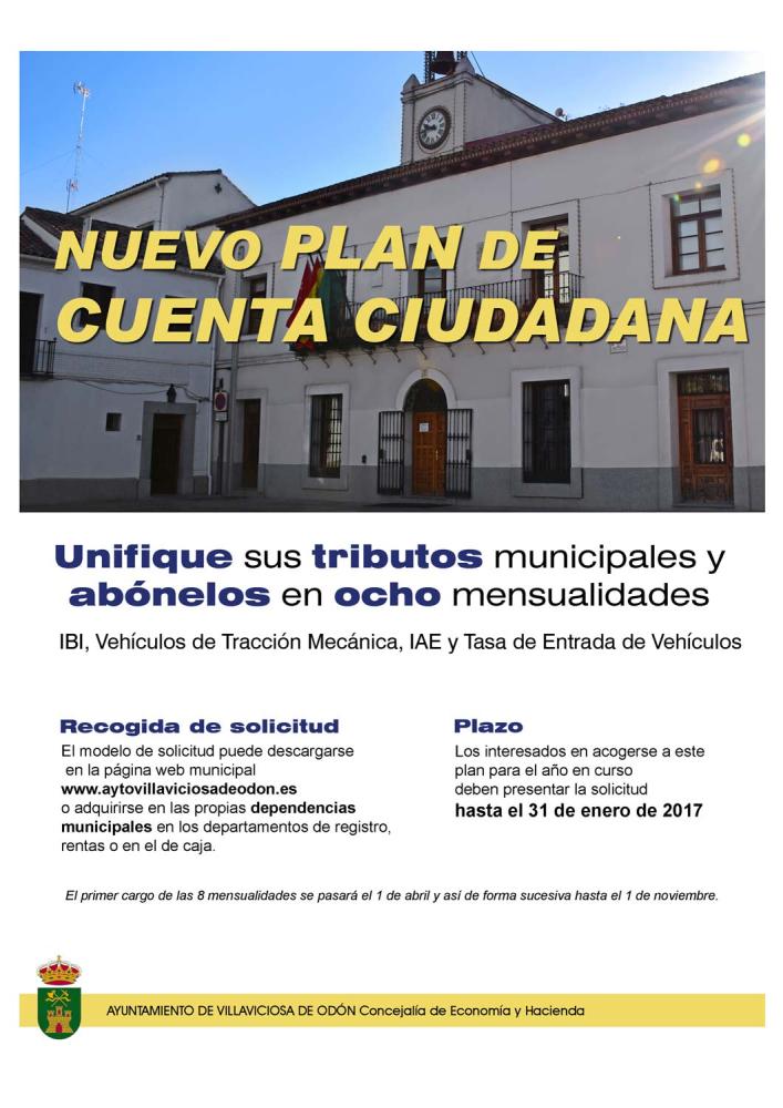  Imagen Este martes 31 de enero finaliza el plazo para adherirse al Plan de Cuenta Ciudadana