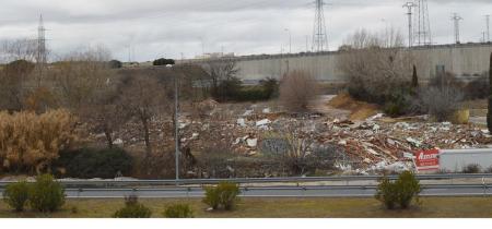 Estado después de la demolición