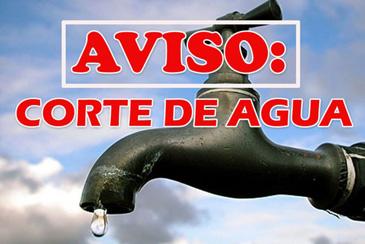  Imagen AVISO: Corte de agua del 27 al 28 de agosto, de 23:00 a 06:00 horas