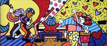  Imagen El prestigioso pintor y escultor internacional, Romero Britto, expone en el Coliseo de la Cultura