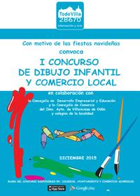 Primer concurso de Dibujo Infantil Navideño y del Comercio Local de Villaviciosa de Odón