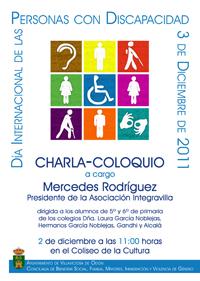 Charla-coloquio para conmemorar el Día Internacional de las Personas con Discapacidad
