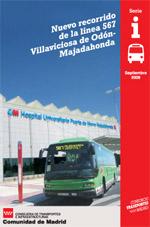  Imagen Nuevo recorrido de la línea 567 Villaviciosa-Majadahonda