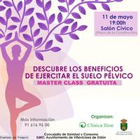  Imagen Nueva sesión de la Escuela de Salud: 'Descubre los beneficios de ejercitar el suelo pélvico'