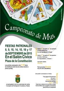 Imagen El plazo de inscripción para el Campeonato de Mus se encuentra abierto hasta el 7 de septiembre