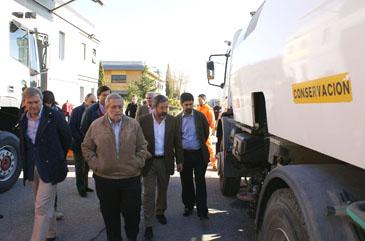  Imagen El consejero de Transportes visitó el centro de conservación de la M-501 situado en nuestro municipio