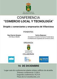 Este miércoles se celebra una conferencia sobre ''comercio local y tecnología''