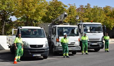  Imagen El alcalde reconoce sentirse "muy satisfecho" con el servicio que presta la empresa de conservación y mantenimiento de las zonas verdes