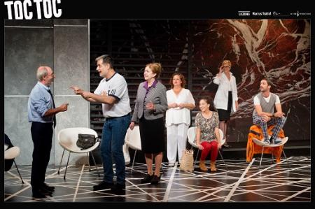Inscripción para la obra teatral Toc–Toc