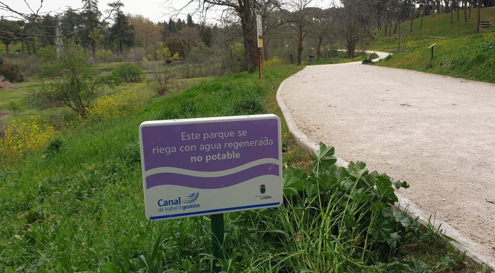  Imagen La conexión de la Red Morada llega a El Forestal donde se podrán hacer riegos con agua regenerada