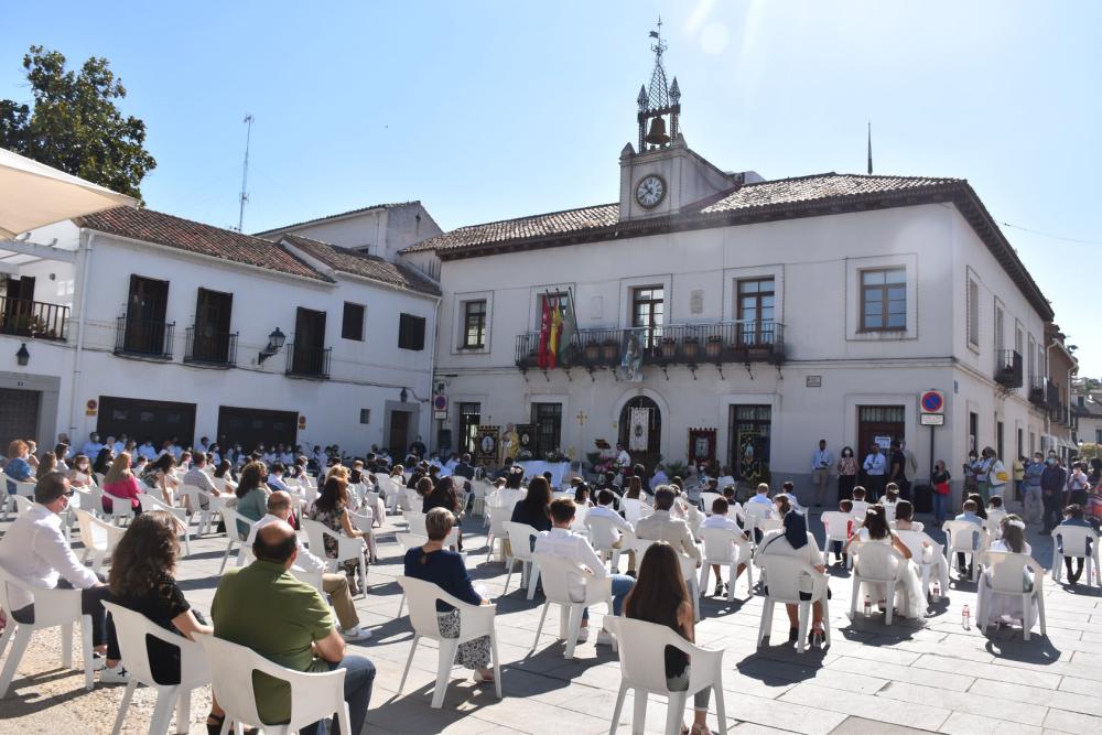  Imagen Villaviciosa de Odón celebró el Corpus Christi en la Plaza de la Constitución