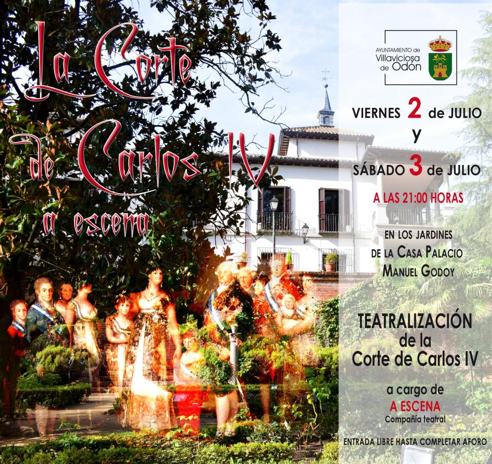  Imagen Los jardines del Palacio Manuel Godoy acogen este fin de semana una teatralización de la Corte de Carlos IV