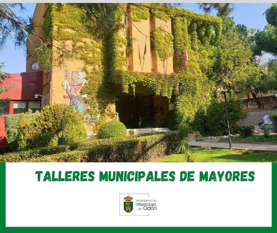  Imagen Los Talleres Municipales de Mayores comenzarán el 1 de octubre