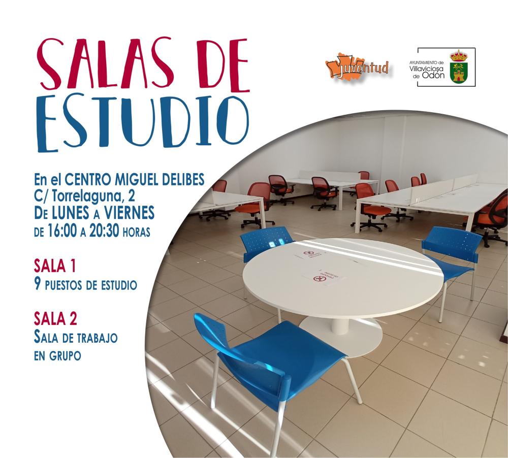  Imagen Salas de estudio en el Centro Miguel Delibes