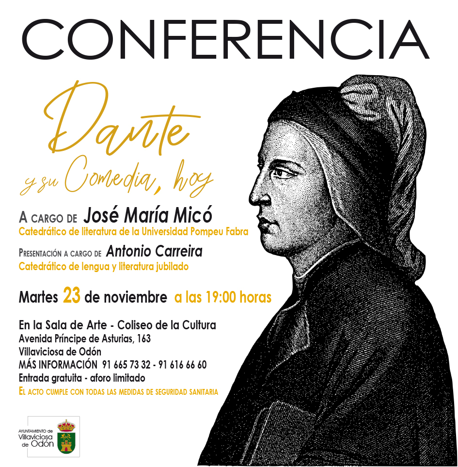 Conferencia: "Dante y su comedia, hoy"