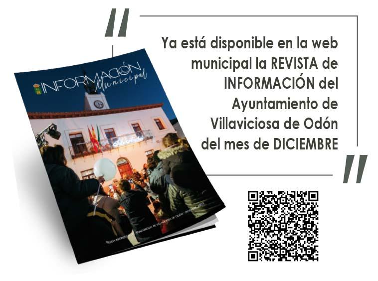  Imagen Ya se encuentra disponible el número de diciembre de la revista municipal