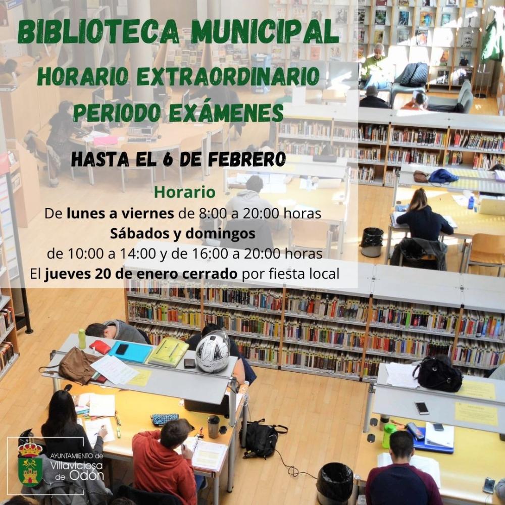  Imagen La biblioteca municipal Luis de Góngora amplía su horario durante el periodo de exámenes