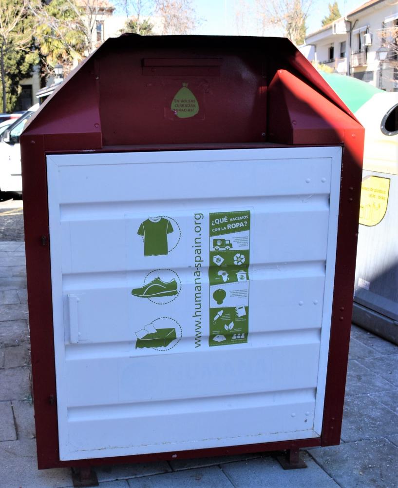  Imagen Los villaodonenses depositaron en los contenedores de Humana más de 72 toneladas de textil usado en 2021