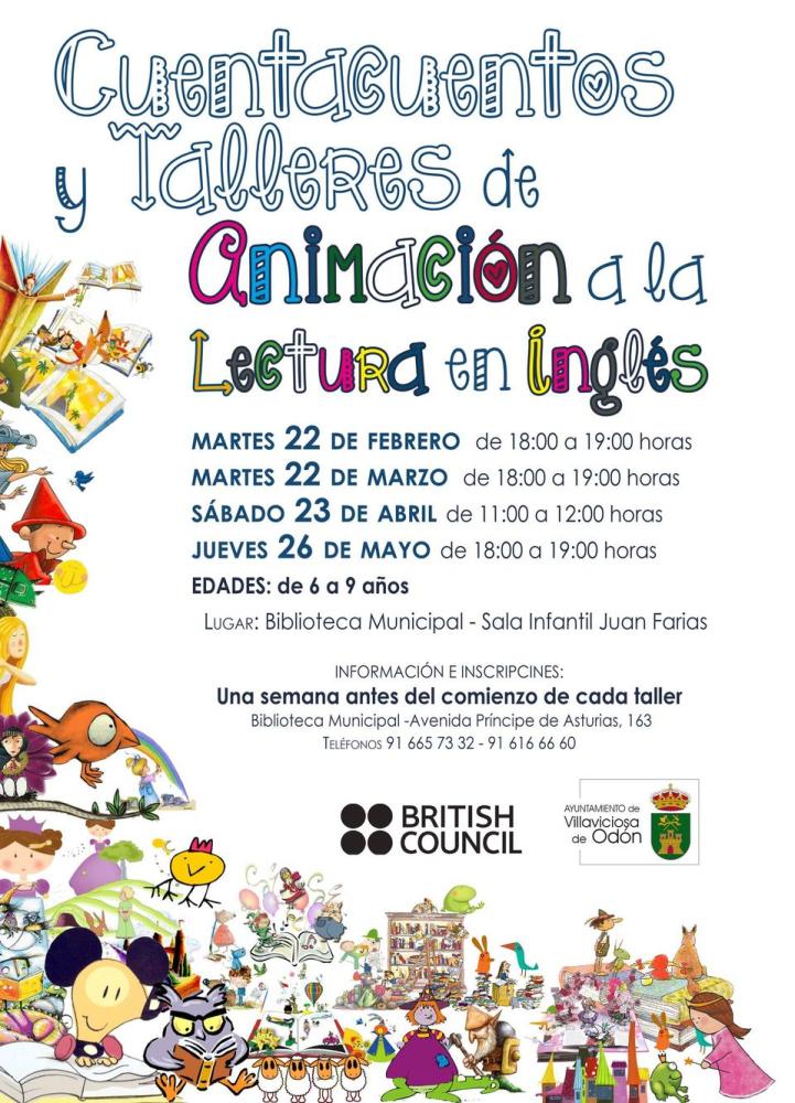  Imagen Cuentacuentos y talleres de animación a la lectura en inglés