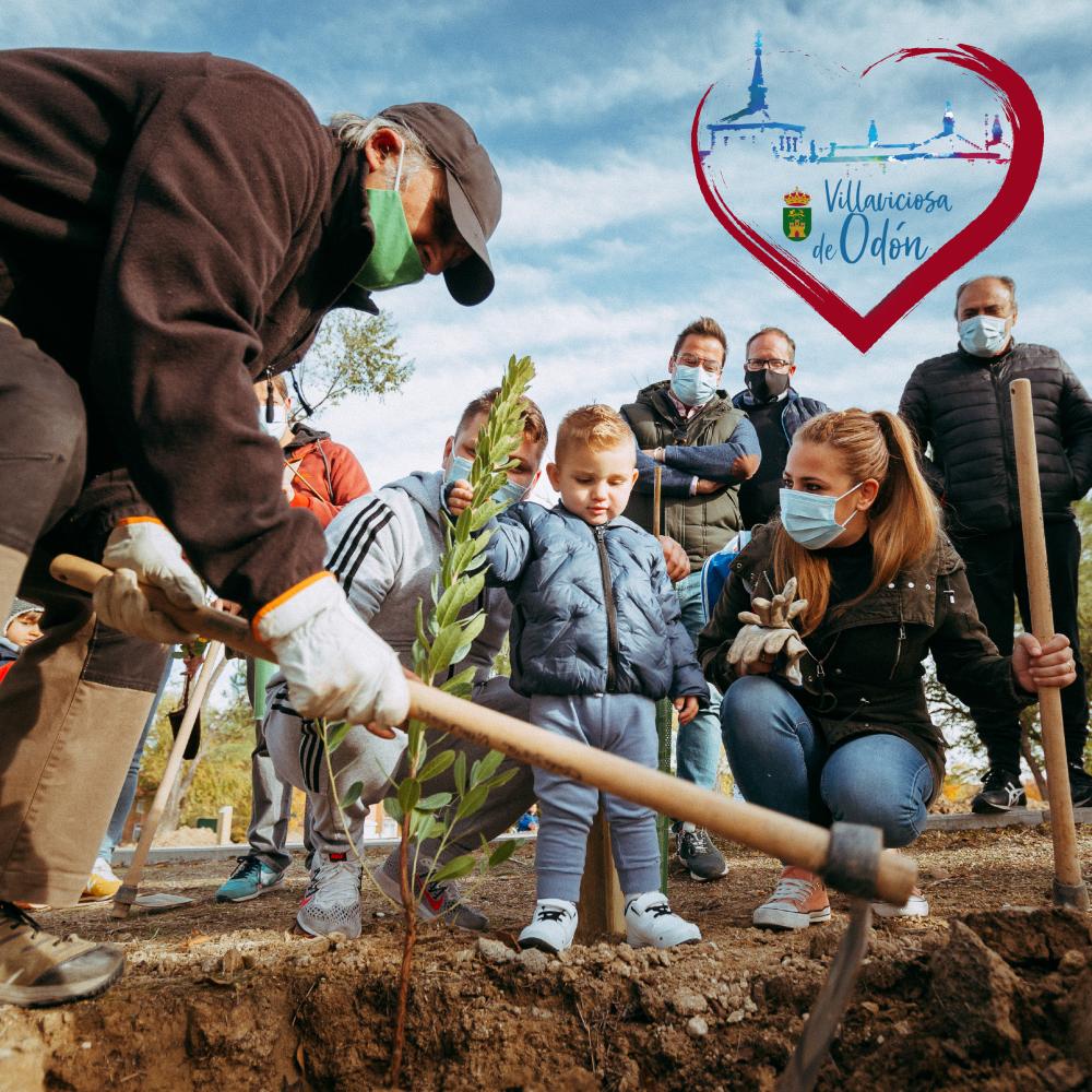  Imagen El Ayuntamiento de Villaviciosa de Odón plantará un árbol por cada niño nacido en el año 2020 a cuyo pie se le pondrá su nombre y fecha de nacimiento