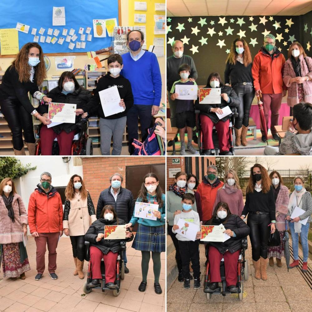  Imagen Integravilla premia a los alumnos participantes en el concurso para concienciar sobre la discapacidad