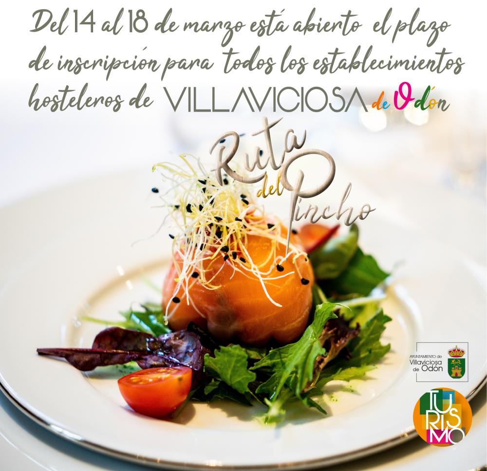  Imagen Desde el 14 al 18 de marzo los hosteleros pueden inscribirse en la XIV edición de la Ruta del Pincho
