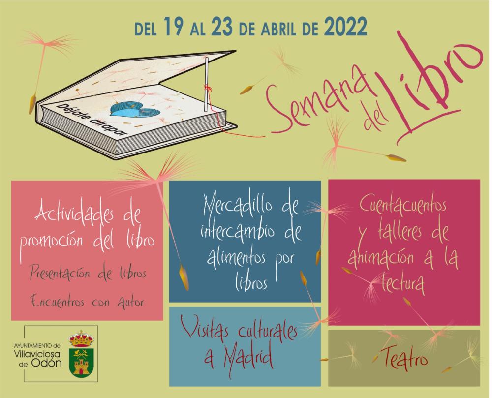 Imagen El Ayuntamiento de Villaviciosa de Odón presenta una variada y completa oferta cultural para celebrar el Día del Libro