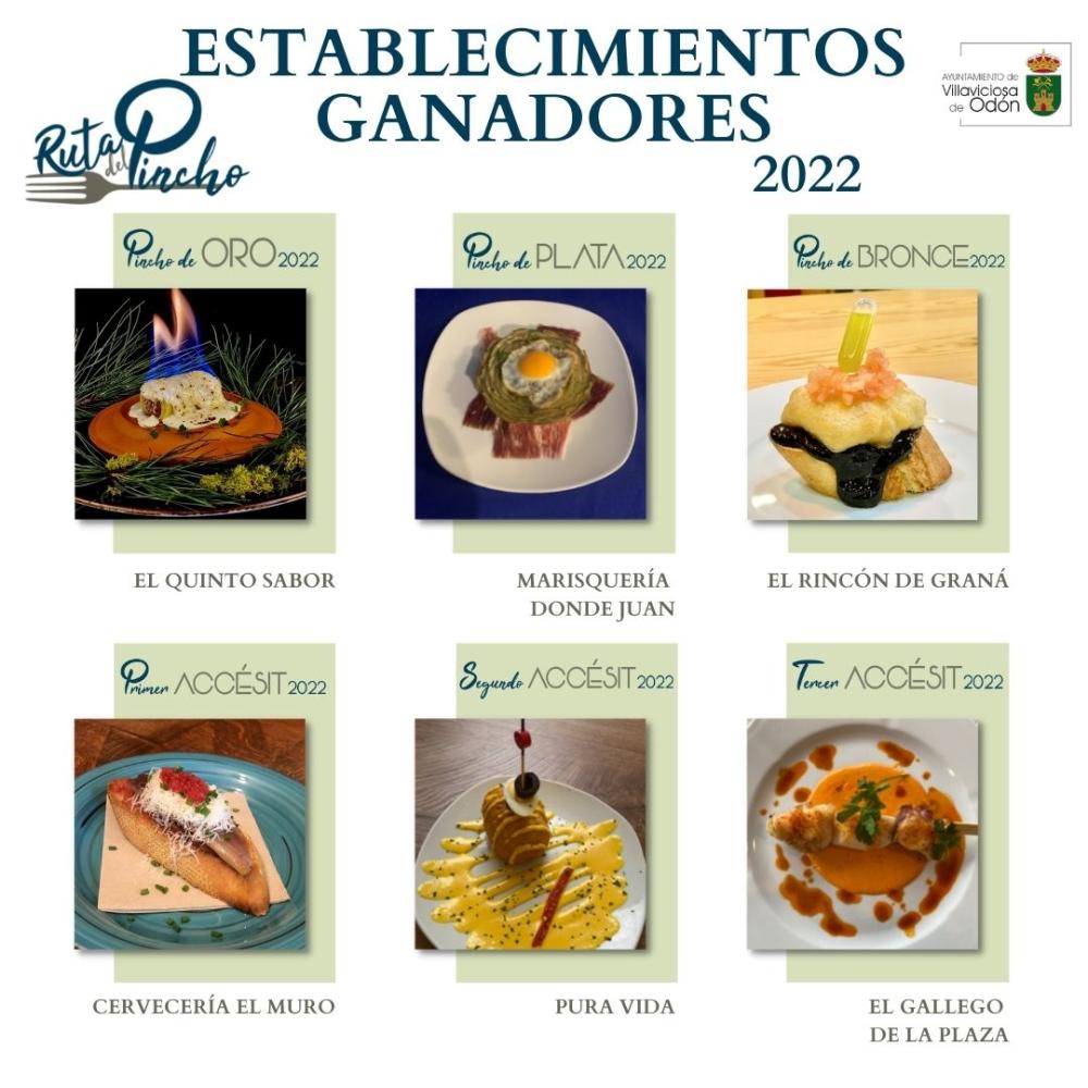  Imagen El restaurante El Quinto Sabor se alza con el primer premio de la edición de la Ruta del Pincho 2022