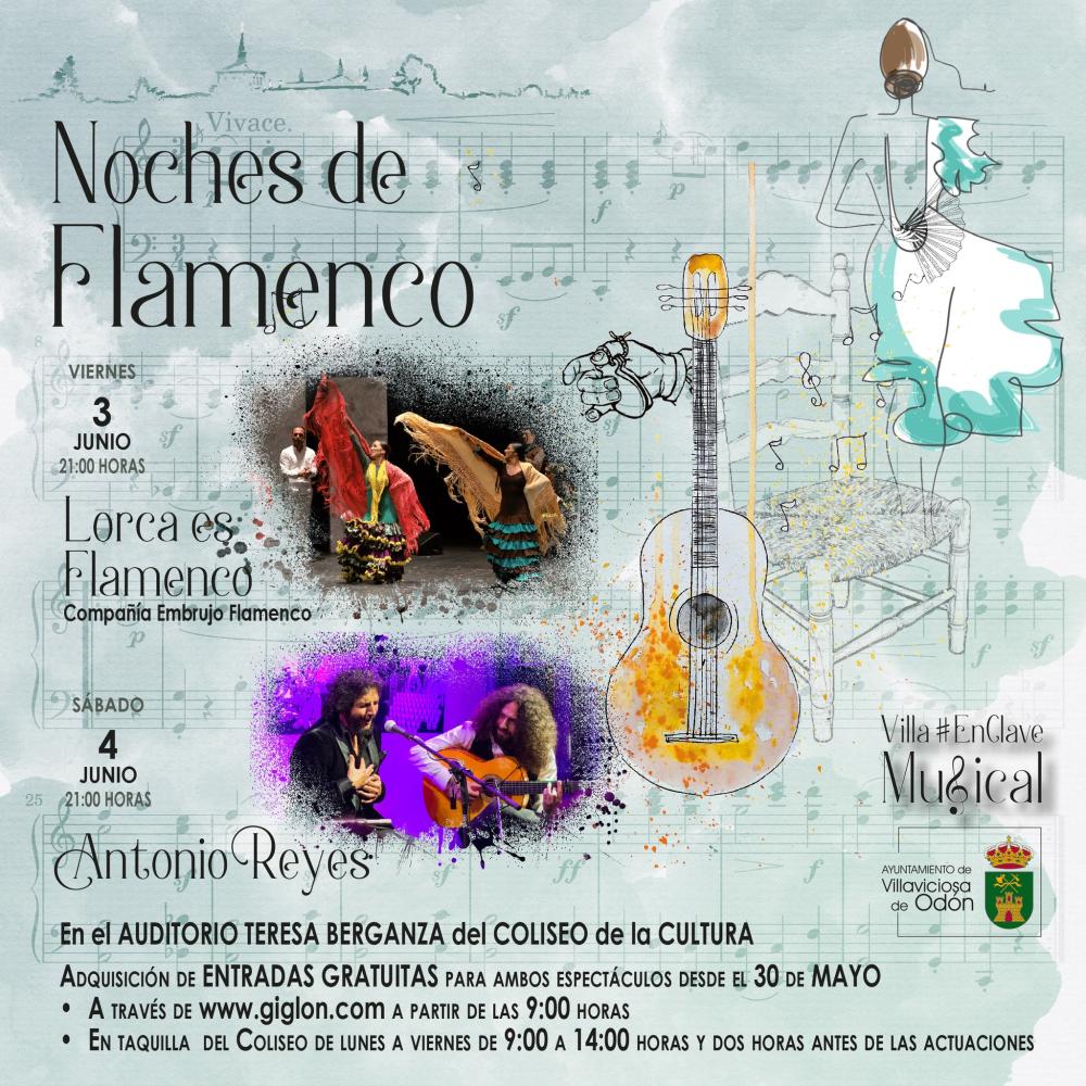  Imagen Las Noches de Flamenco, una de las protagonistas de la programación musical de Villaviciosa de Odón