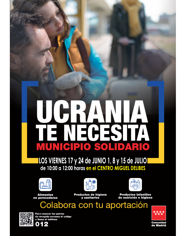  Imagen Villaviciosa de Odón se adhiere a la campaña de la Comunidad de Madrid para la recogida de ayuda humanitaria destinada a Ucrania