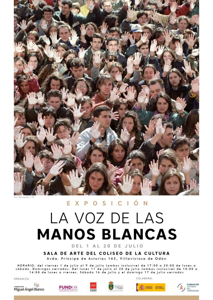  Imagen Villaviciosa de Odón inaugura este viernes la exposición “La Voz de las manos blancas”, organizada por la Fundación Miguel Ángel Blanco